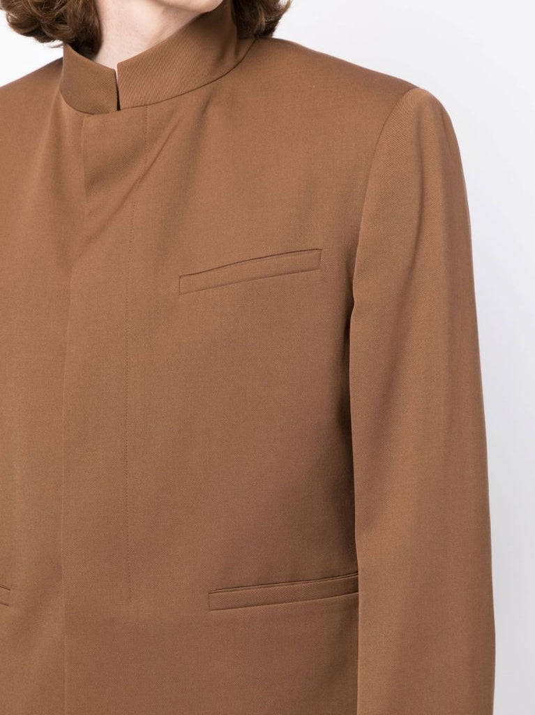 Officer Band-collar Jacket