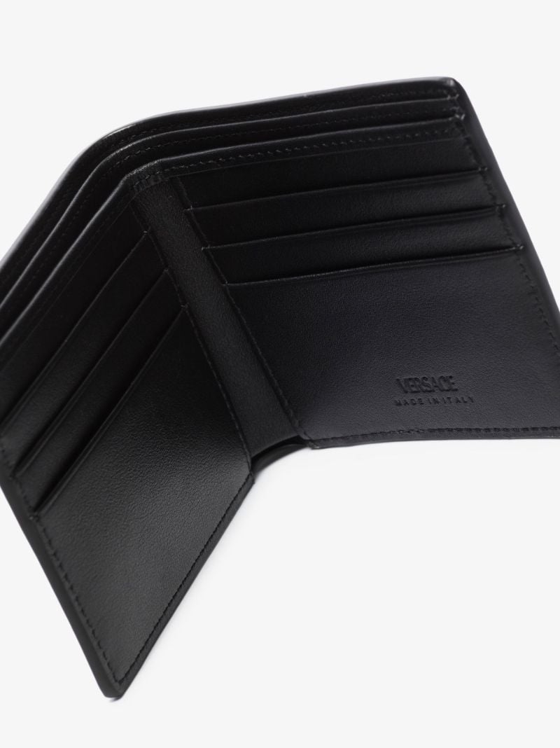 Black Medusa Biggie Bifold Leather Wallet