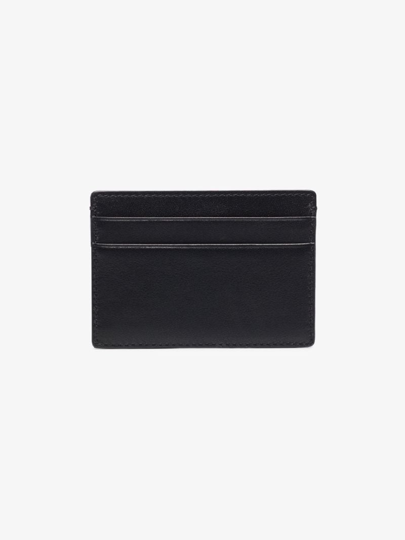 Black La Medusa Leather Card Holder