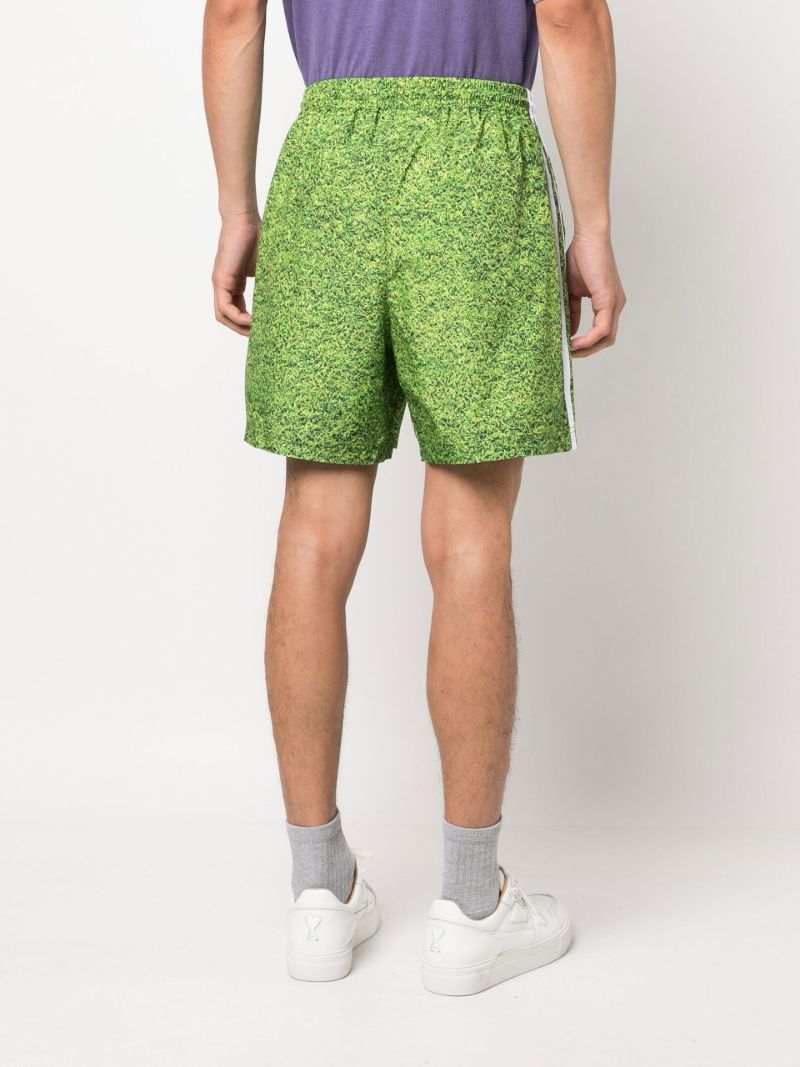 X Kerwin Frost Green Grass Track Shorts