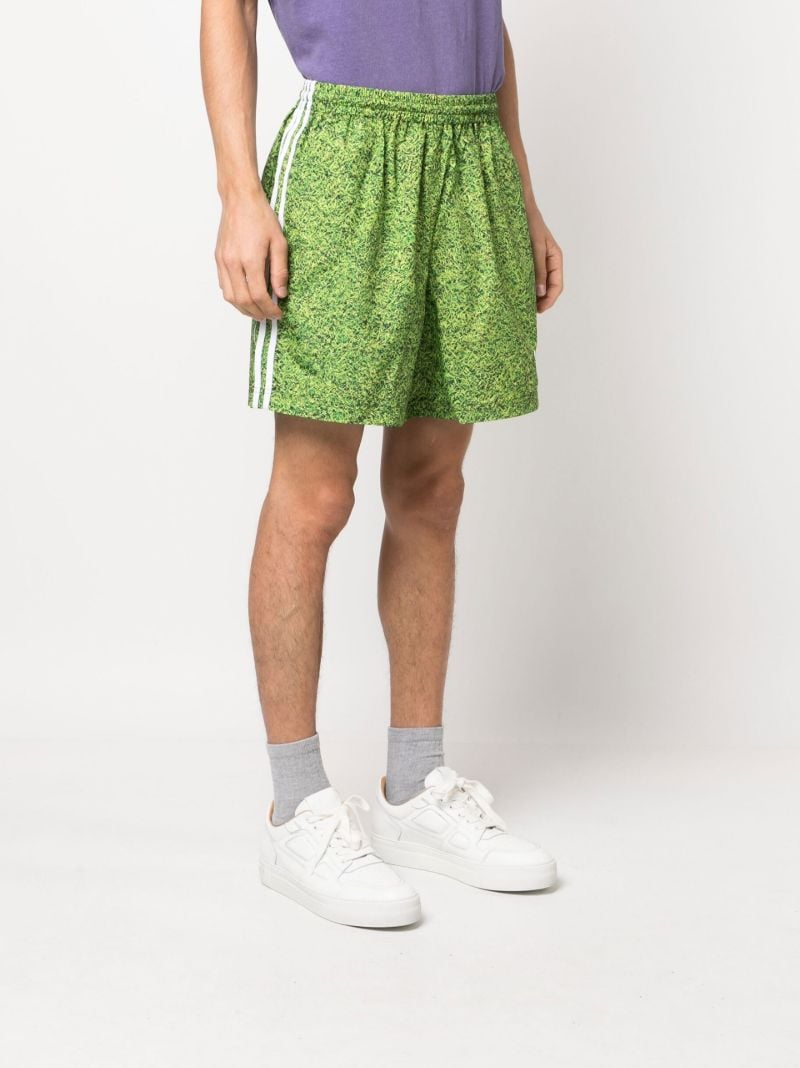 X Kerwin Frost Green Grass Track Shorts