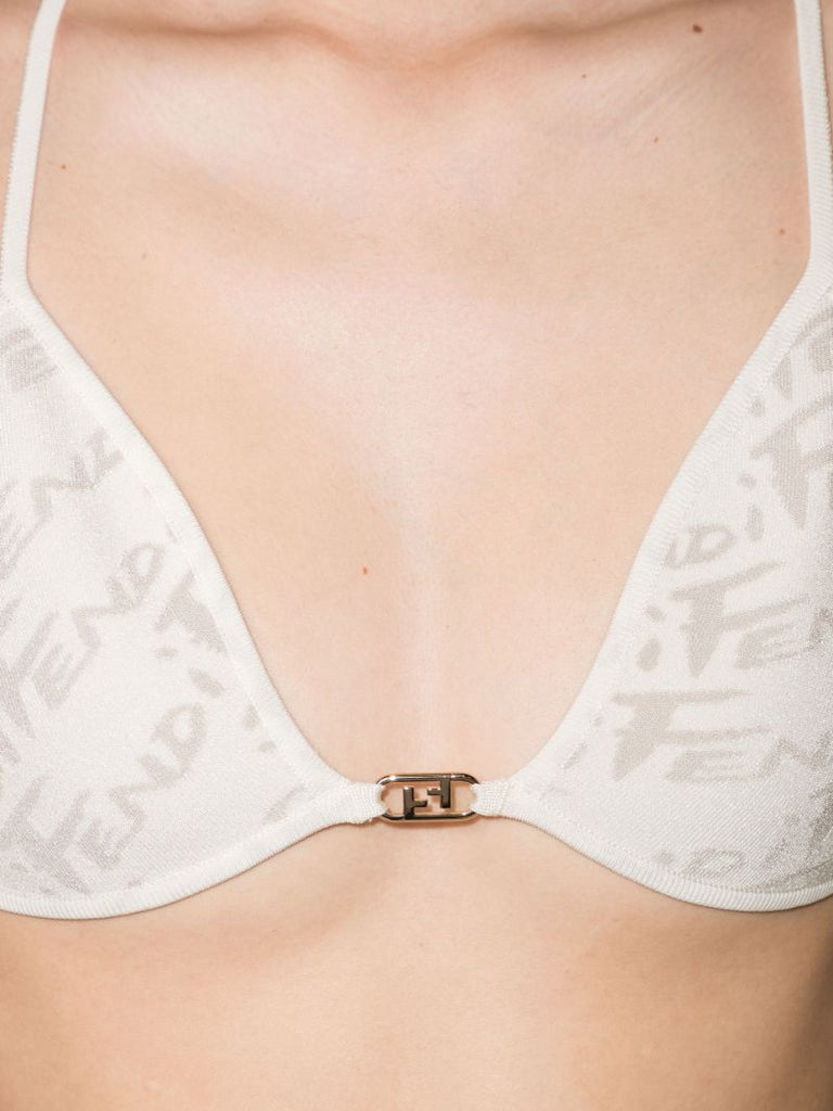 Logo Crossover Strap Bralette