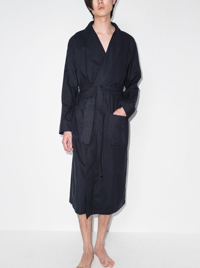 Contrast Piping Robe