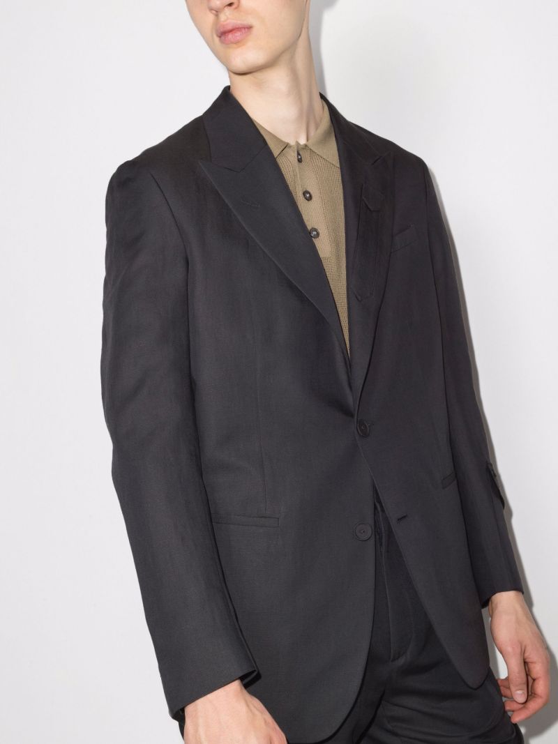 Logo Embroidered Single-breastedÃ_x0082_Â blazer