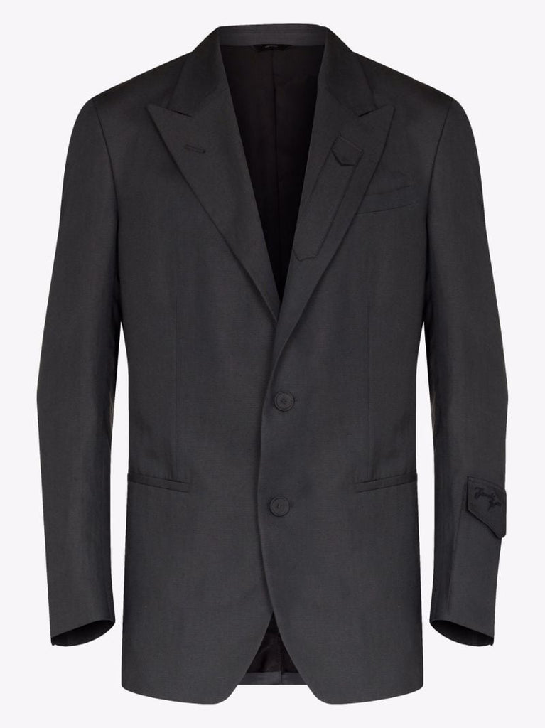 Logo Embroidered Single-breastedÃ_x0082_Â blazer