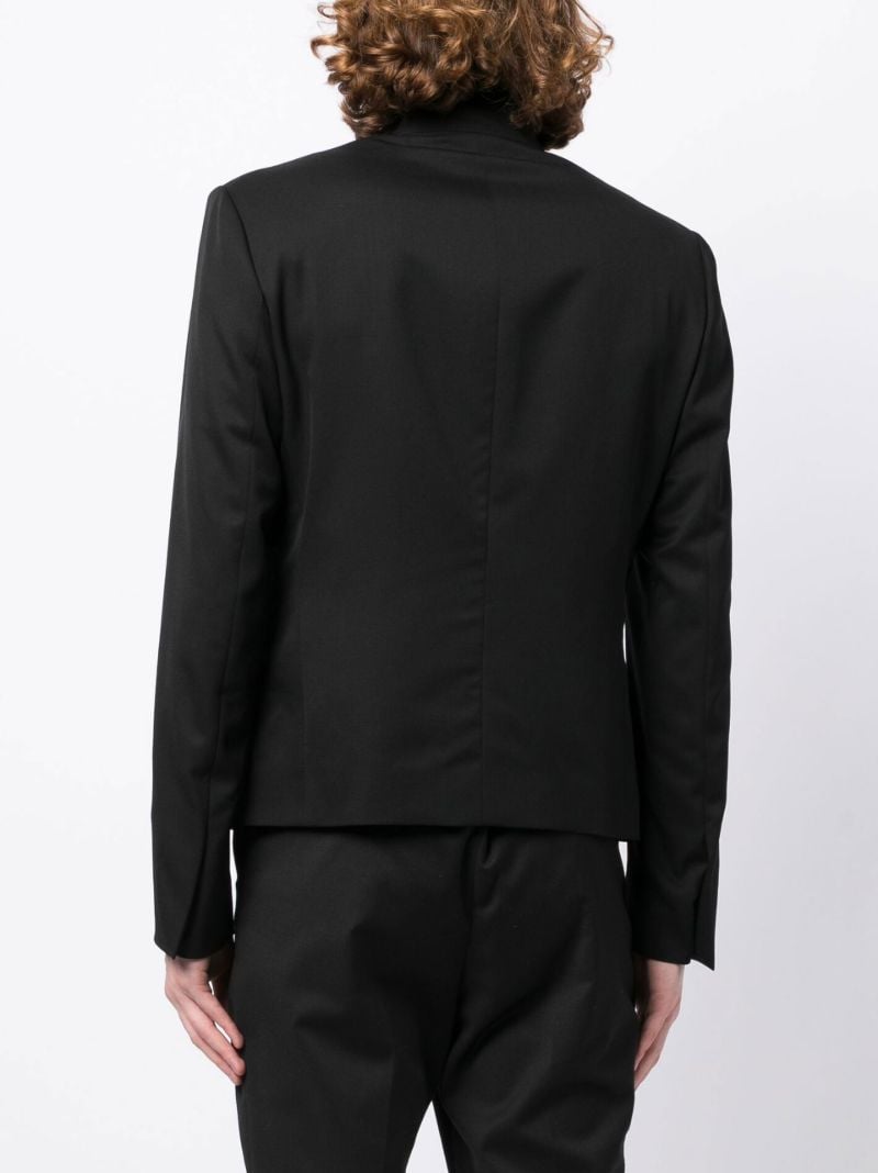 Officer Band-collar Jacket