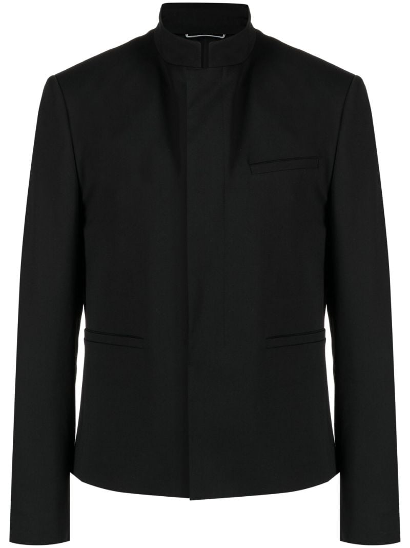 Officer Band-collar Jacket