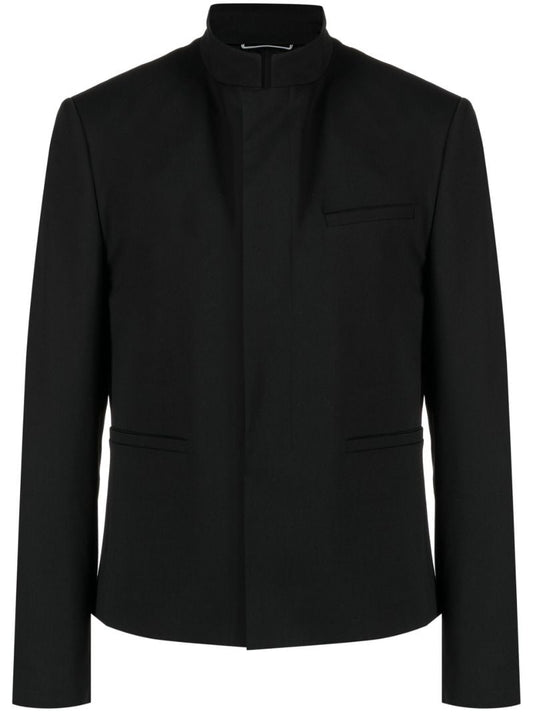 Officer Band-collar Jacket