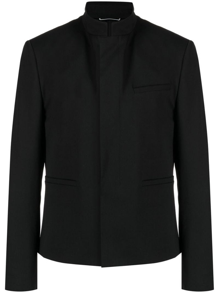 Officer Band-collar Jacket