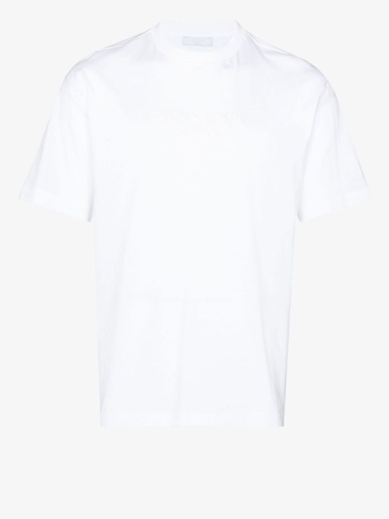 Logo Embroidered Cotton T-shirt