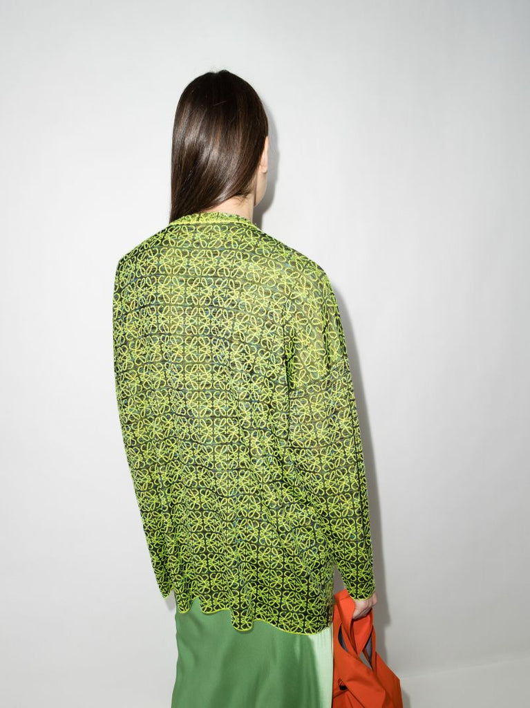 Green Anagram Oversized Sweater