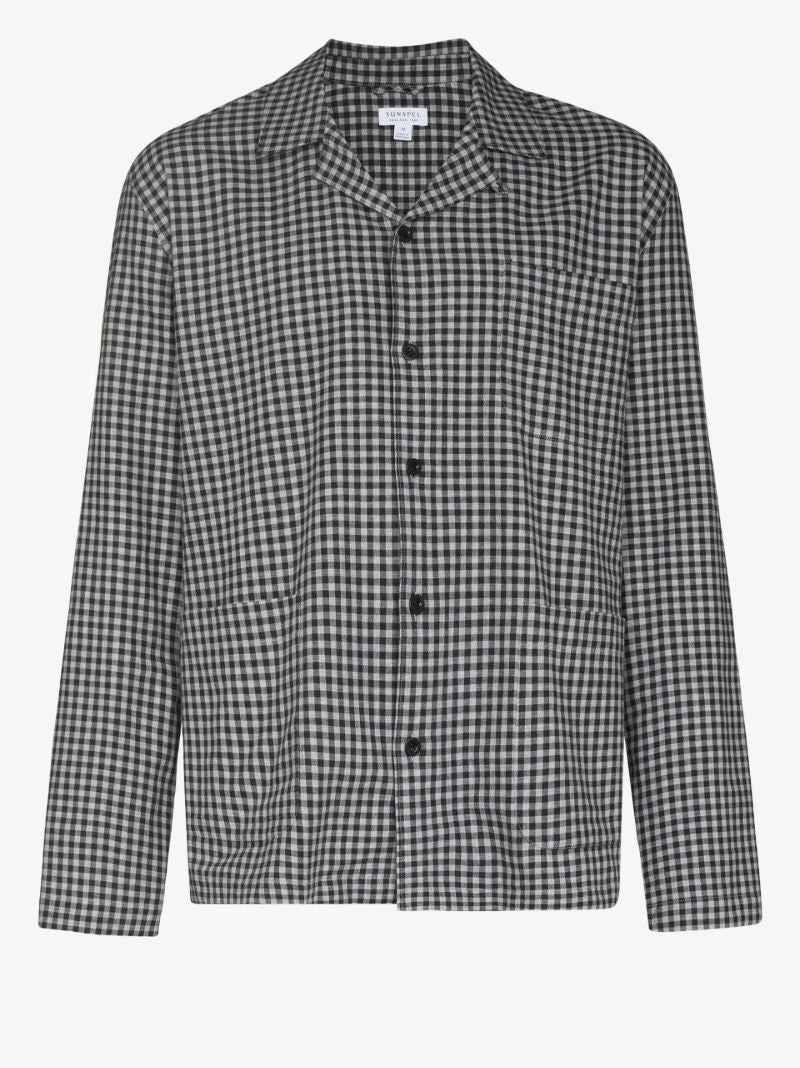 Check Cotton Pyjama Shirt