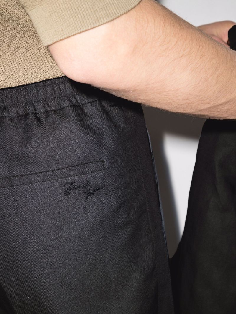 Straight Leg Tailored Trousers