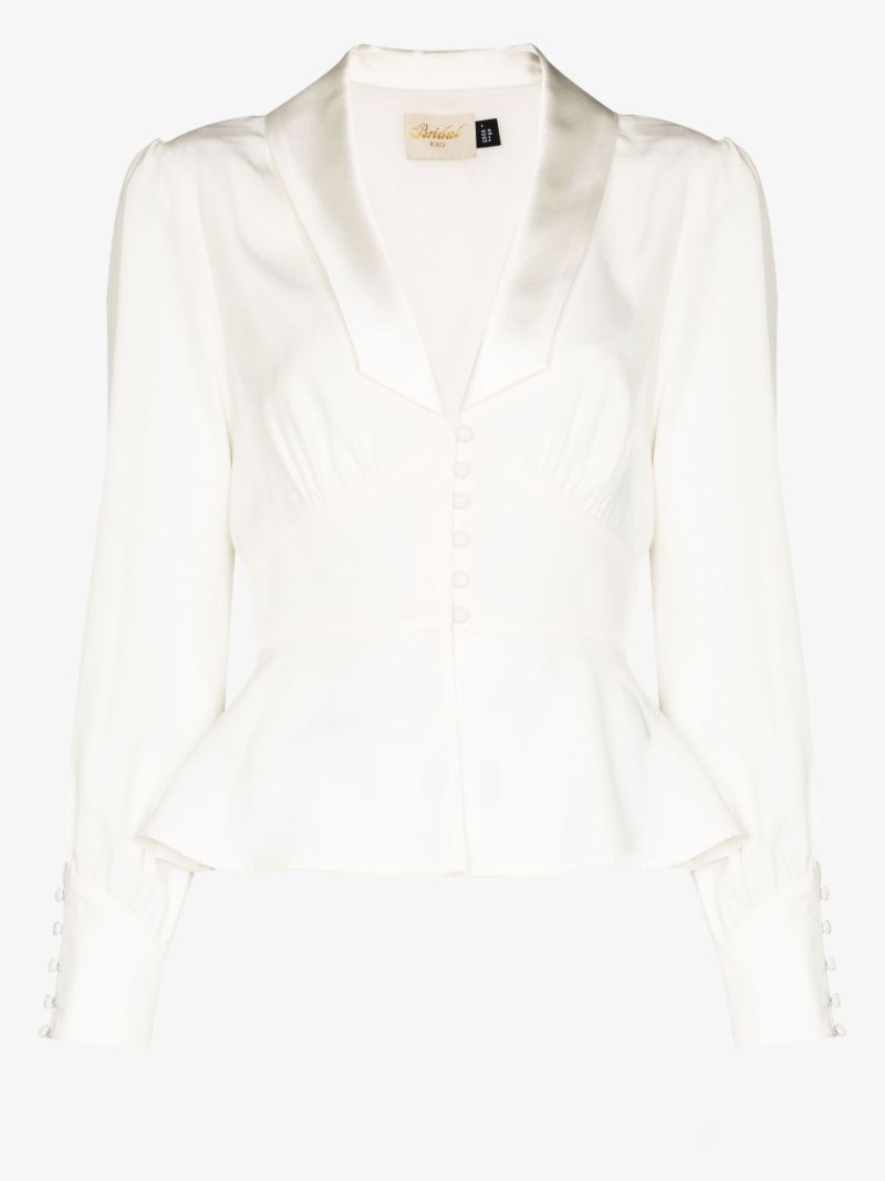 Adeline Silk CrÃ_x0083_Âªpe Jacket