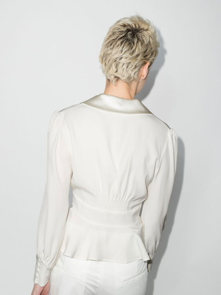 Adeline Silk CrÃ_x0083_Âªpe Jacket