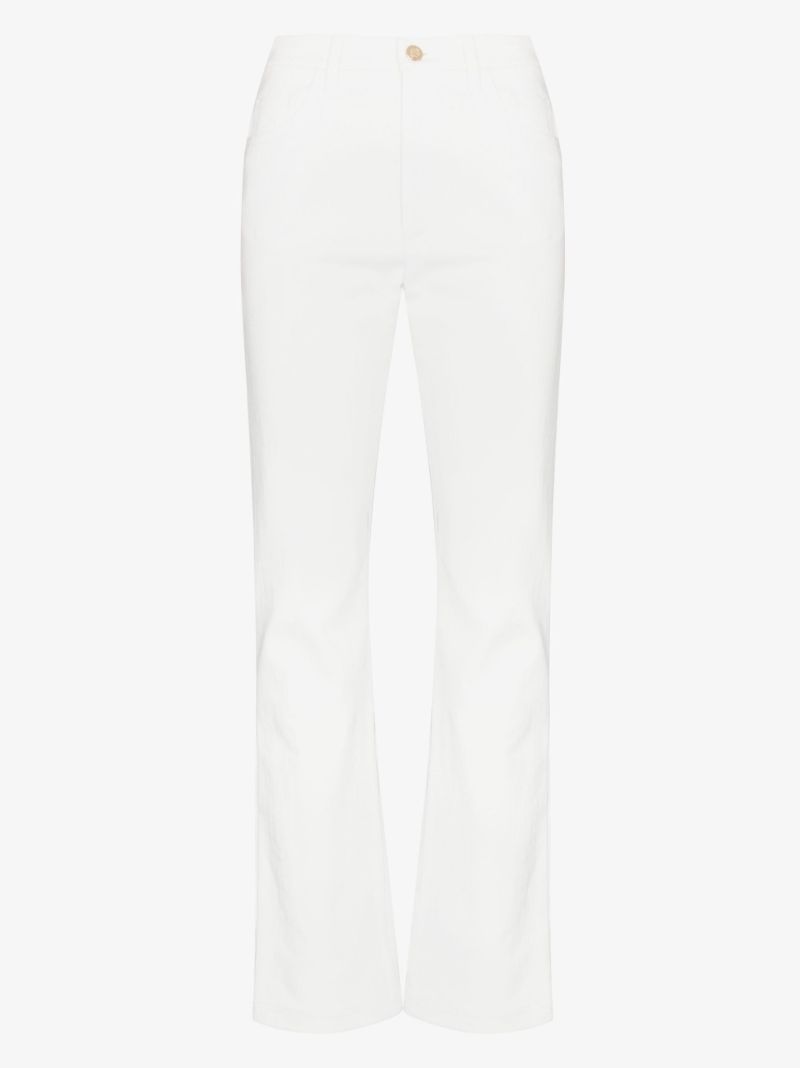 Logo Embossed Slim Leg Jeans