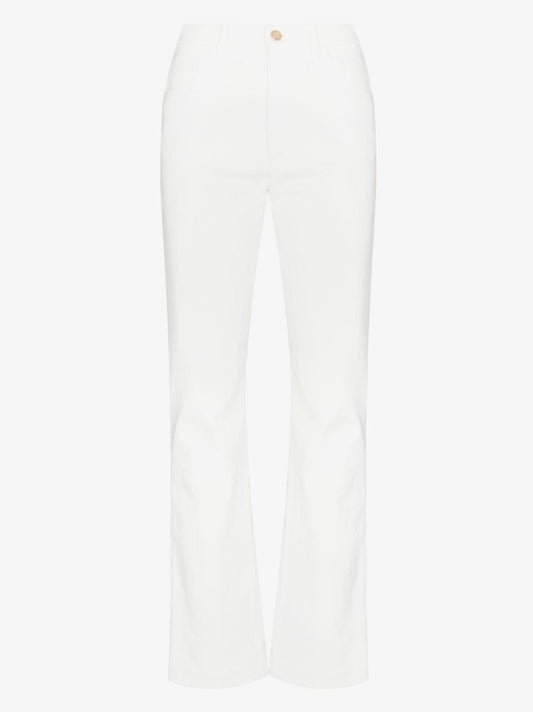 Logo Embossed Slim Leg Jeans