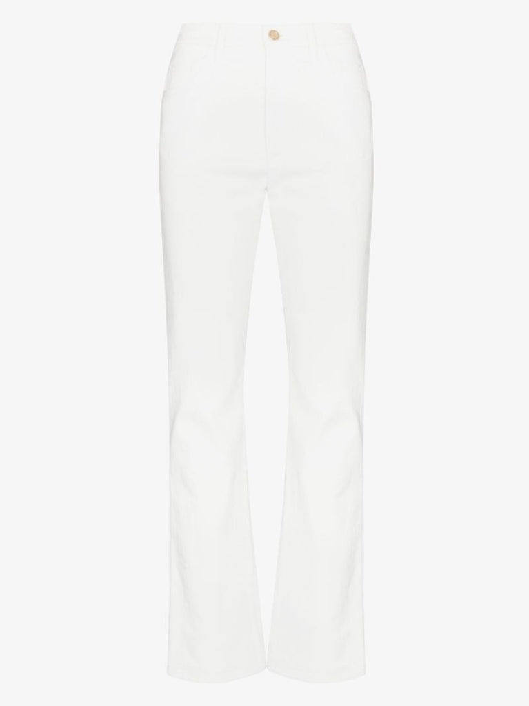 Logo Embossed Slim Leg Jeans