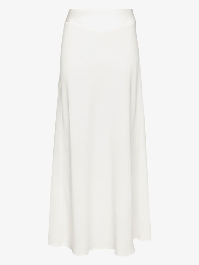 Joan Silk CrÃ_x0083_Âªpe Midi Skirt