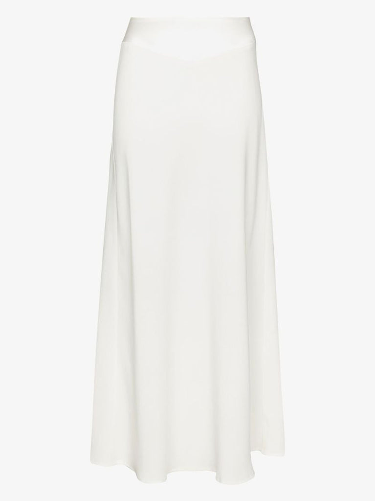 Joan Silk CrÃ_x0083_Âªpe Midi Skirt