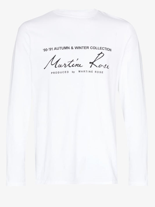 Classic Logo Long Sleeve Cotton T-shirt