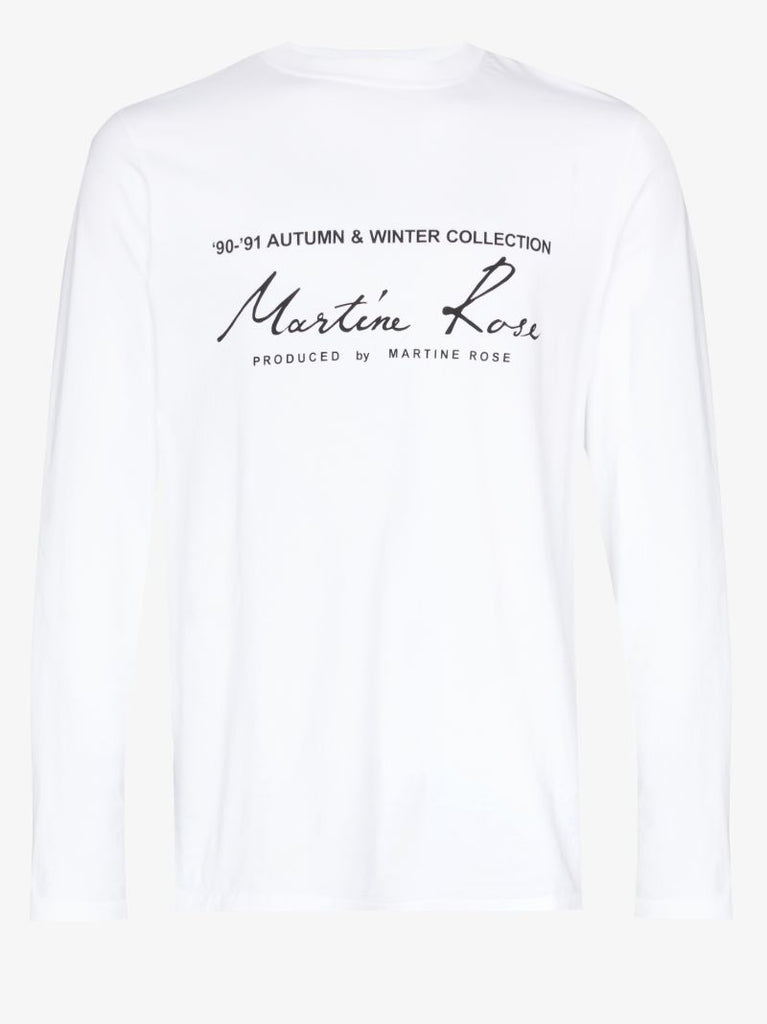 Classic Logo Long Sleeve Cotton T-shirt