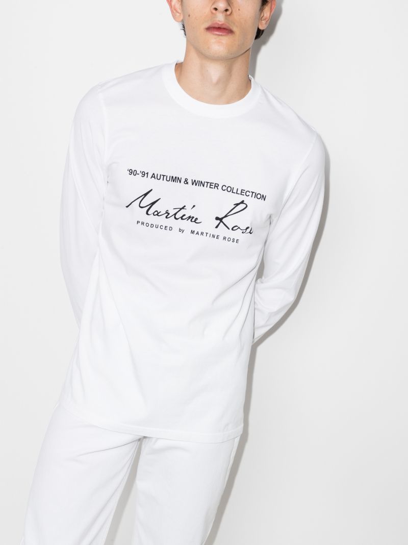 Classic Logo Long Sleeve Cotton T-shirt