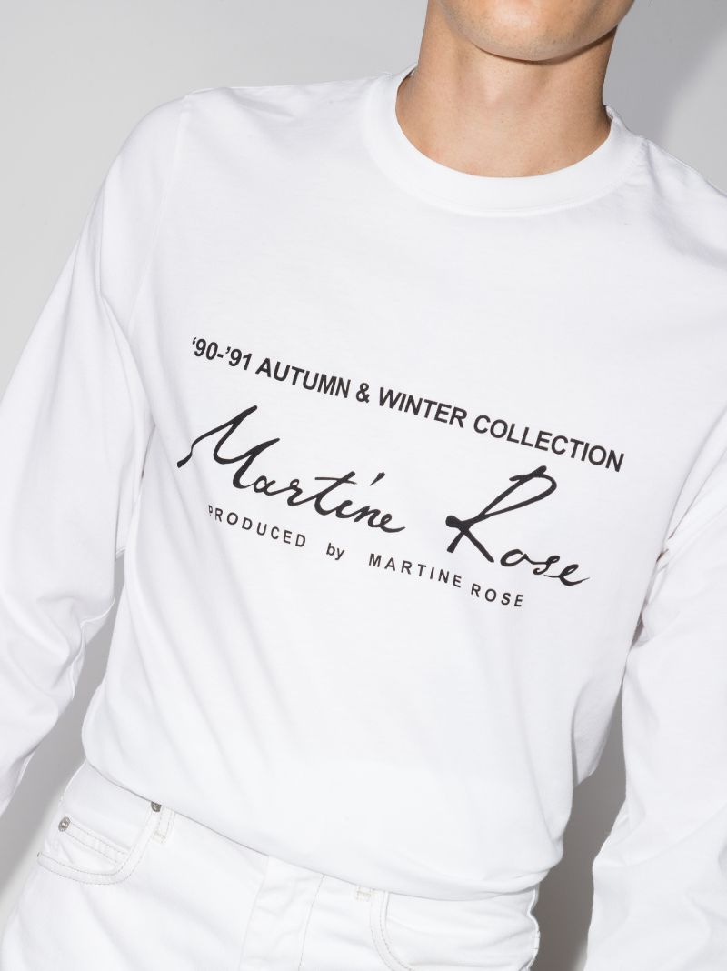 Classic Logo Long Sleeve Cotton T-shirt