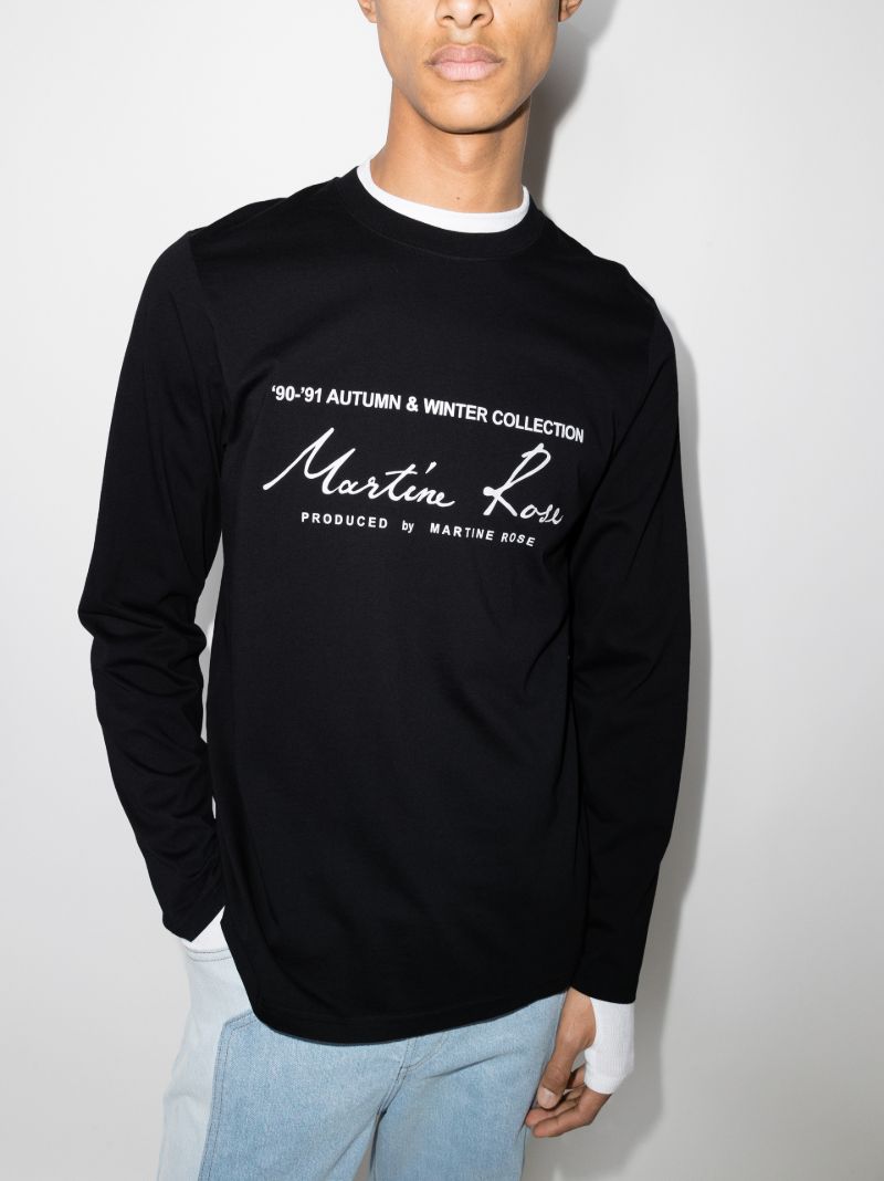 Classic Logo Long Sleeve Cotton T-shirt