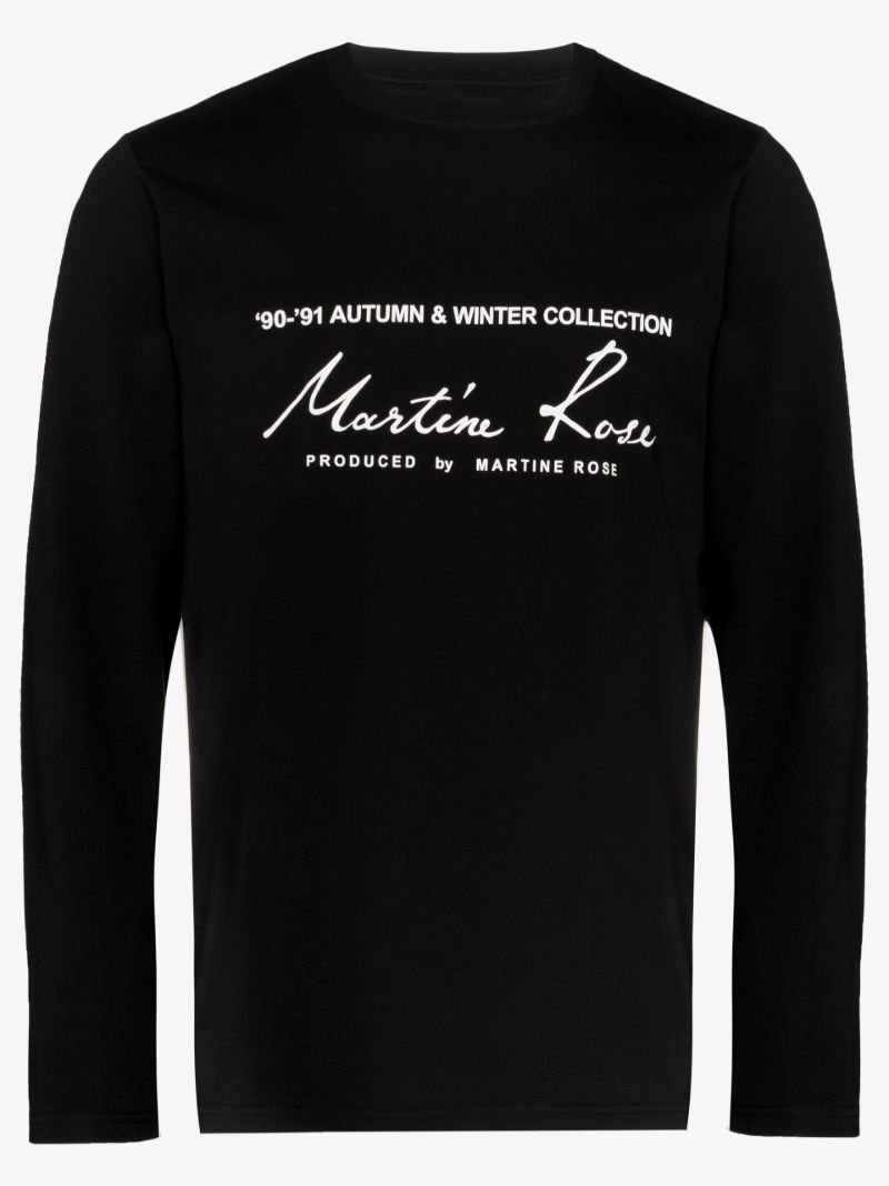 Classic Logo Long Sleeve Cotton T-shirt