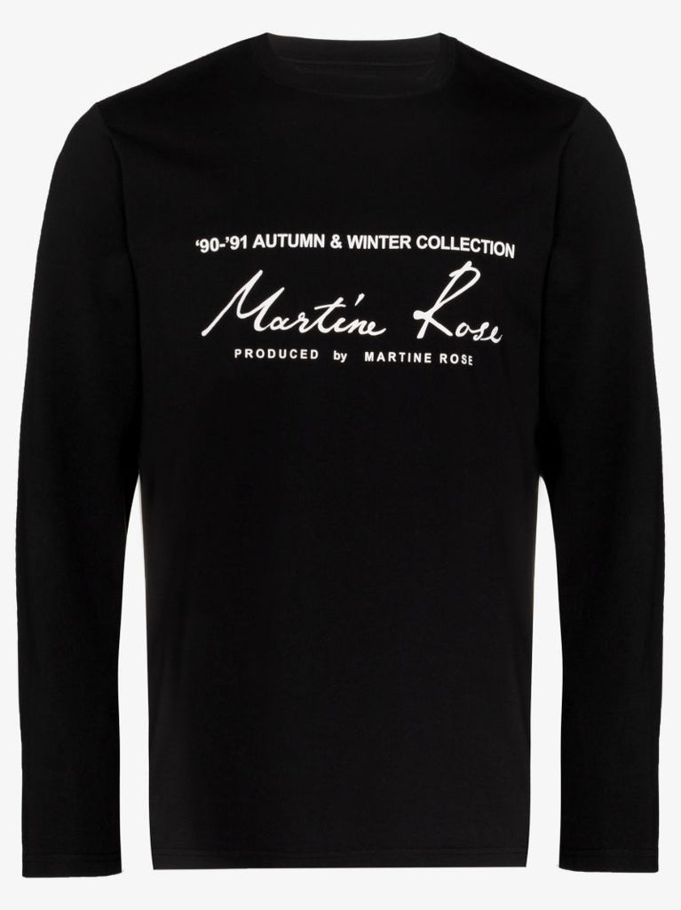 Classic Logo Long Sleeve Cotton T-shirt