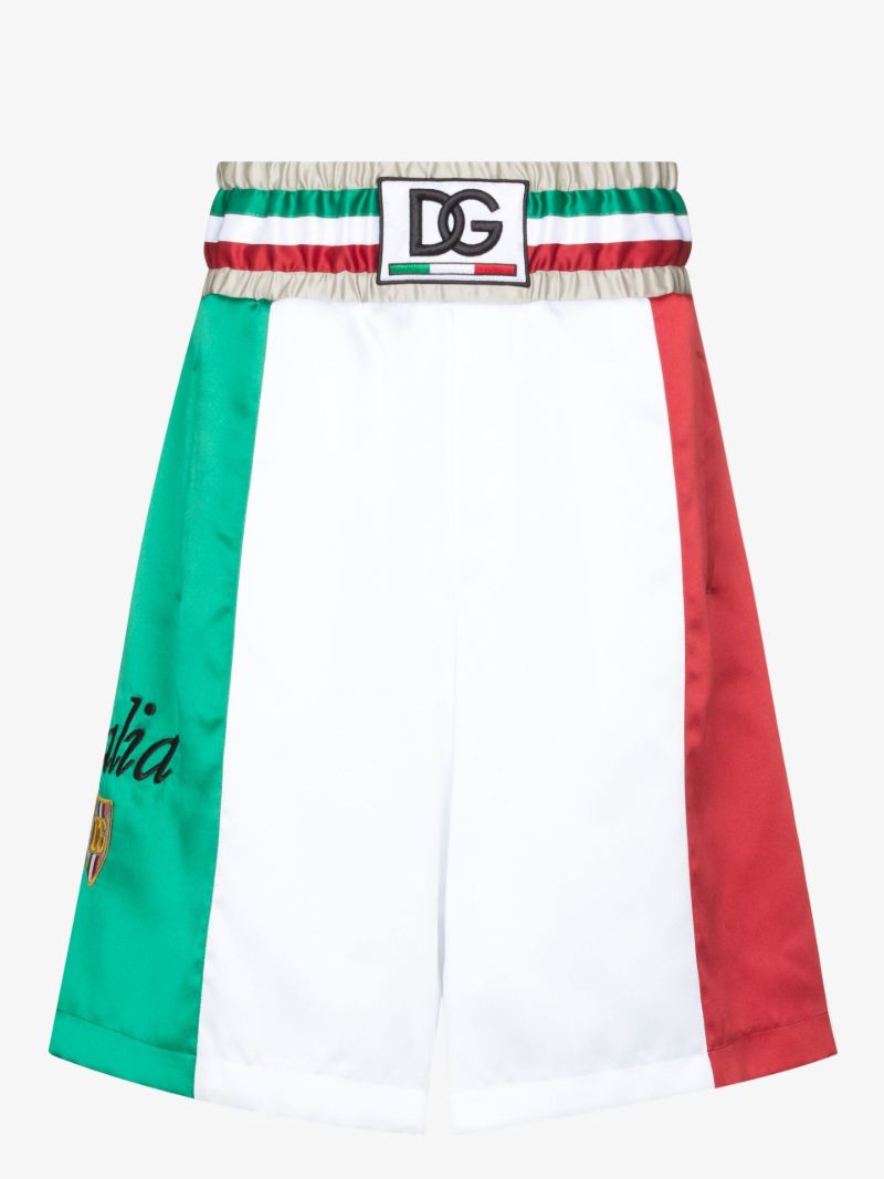 Italia Colour Block Track Shorts
