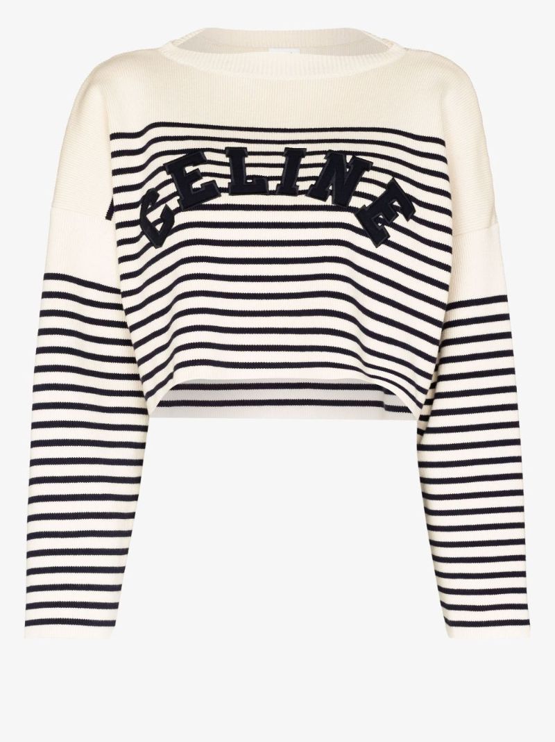 Striped Cropped Sweater