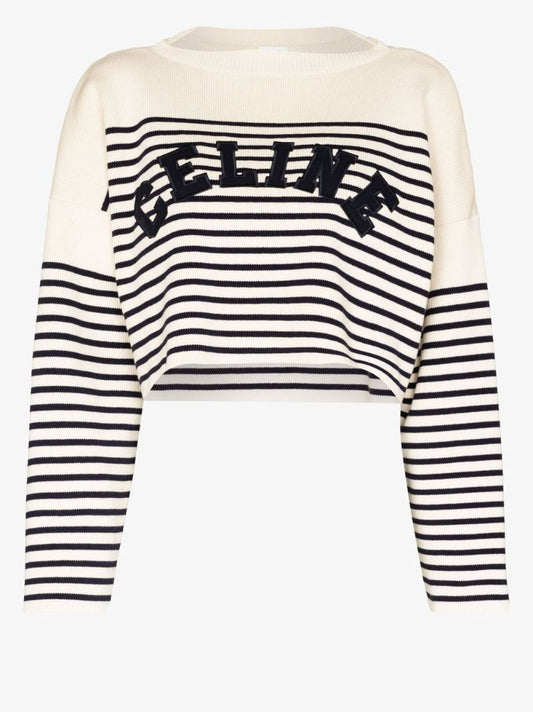 Striped Cropped Sweater