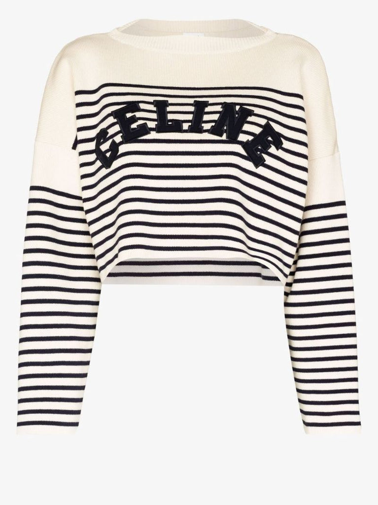 Striped Cropped Sweater