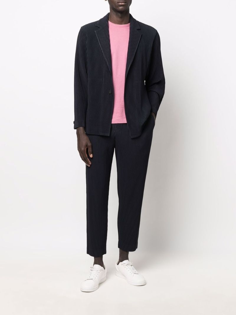 Blue Pleated Jacket