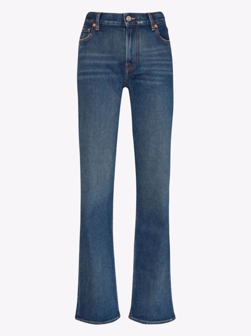 Blue Straight Leg Jeans