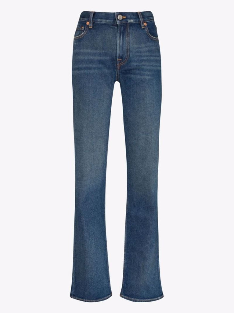 Blue Straight Leg Jeans