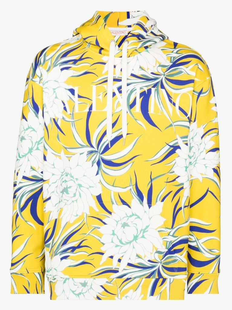Street Flowers Cotton Hoodie