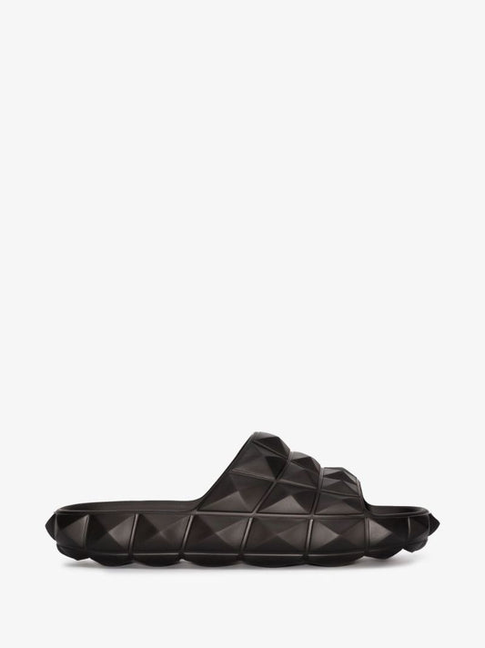 Black Roman Stud Turtle Slides