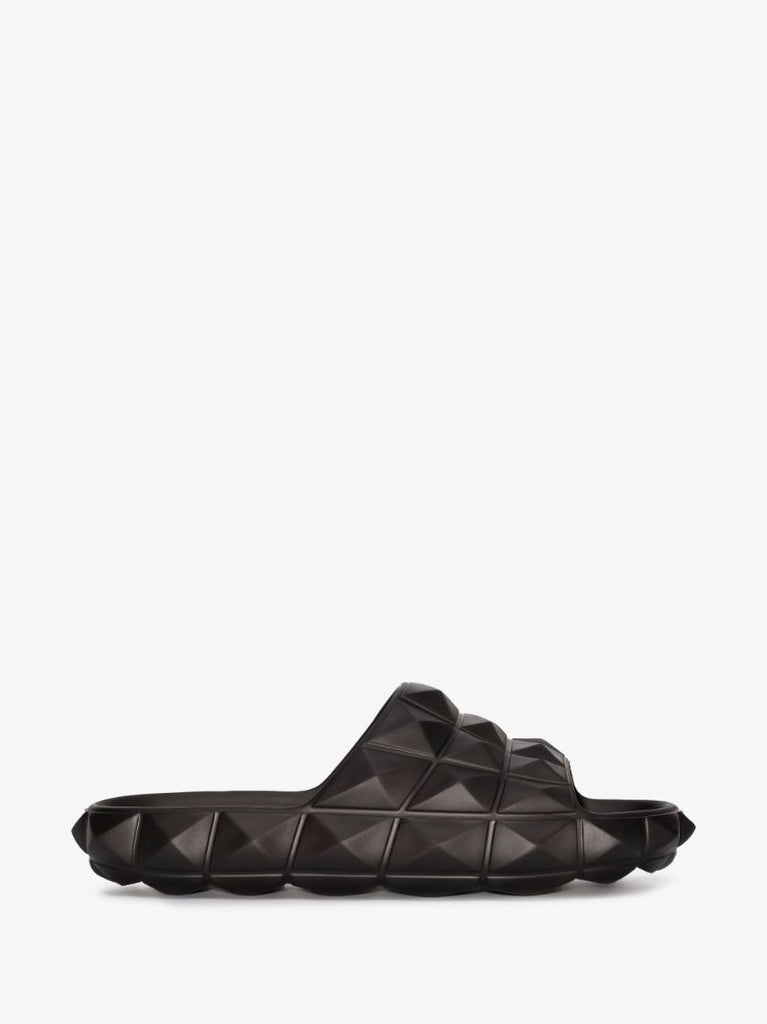 Black Roman Stud Turtle Slides