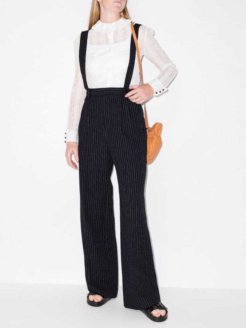 Jessica Pinstripe Wide Leg Trousers