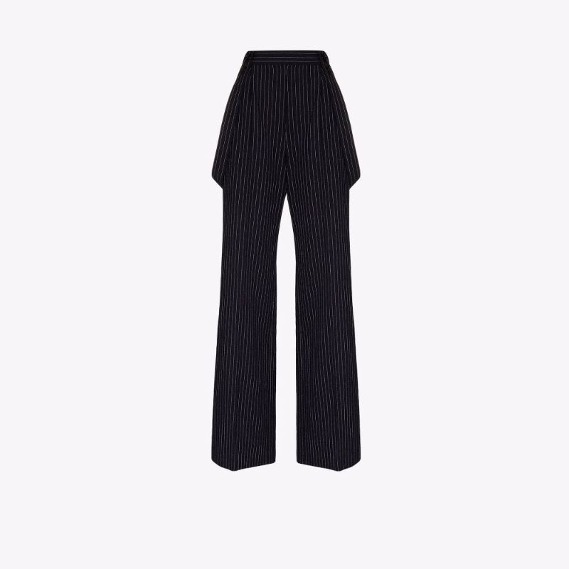 Jessica Pinstripe Wide Leg Trousers