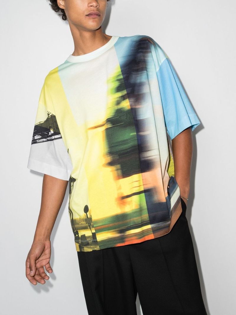 Hein Printed Cotton T-shirt