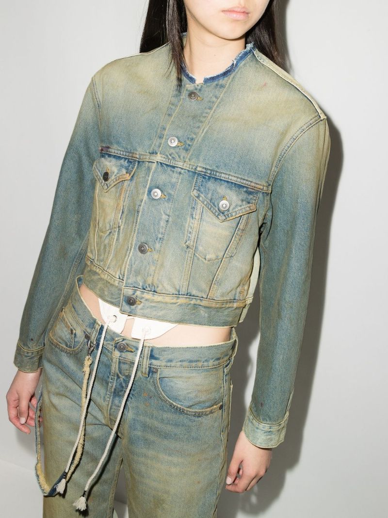 Distressed Denim Jacket