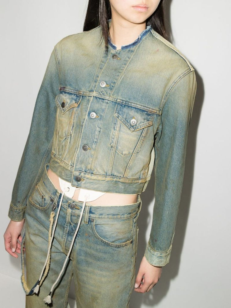 Distressed Denim Jacket