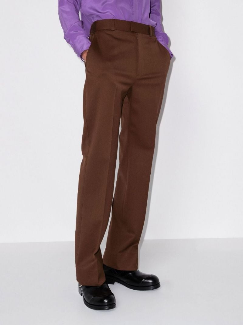 High Waist Virgin Wool Trousers