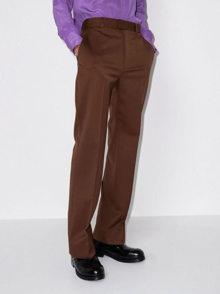 High Waist Virgin Wool Trousers