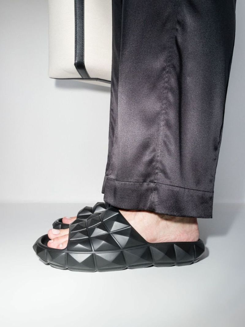 Black Roman Stud Turtle Slides