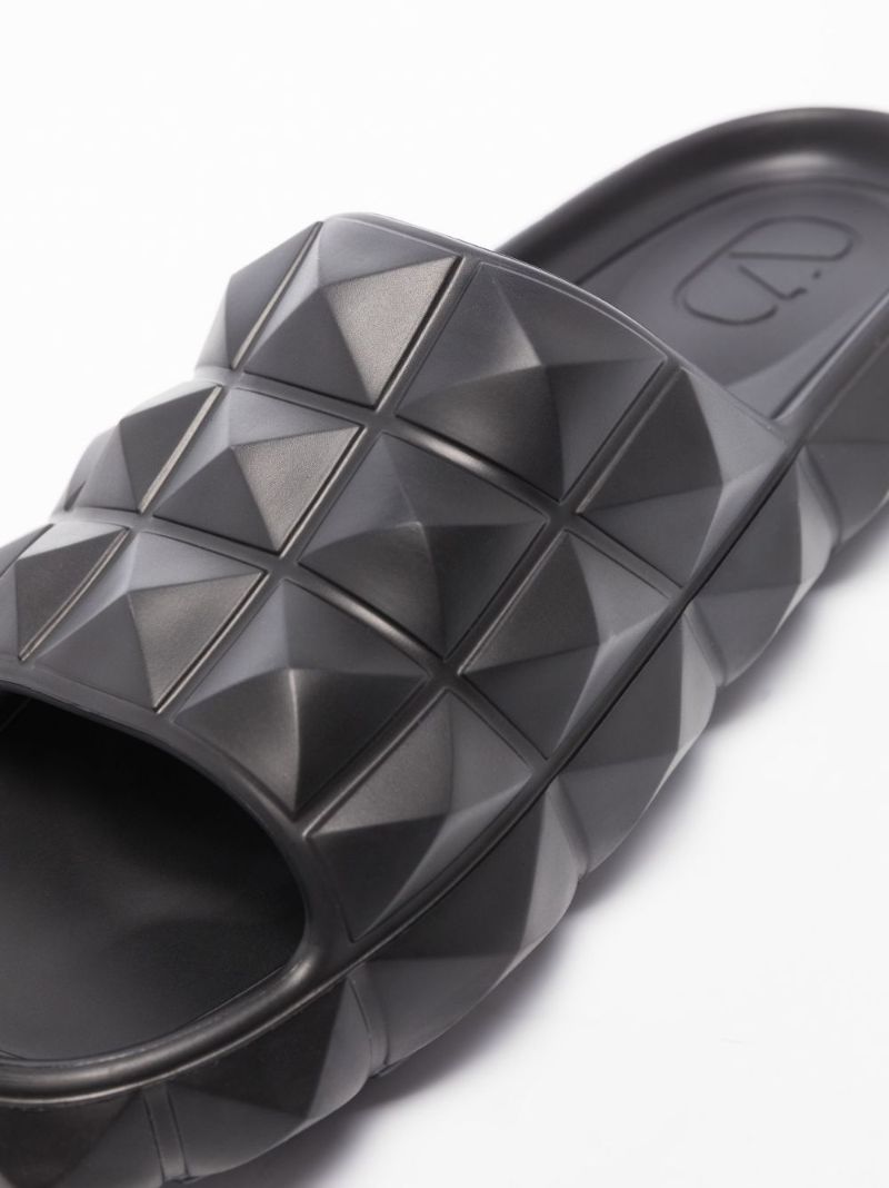 Black Roman Stud Turtle Slides